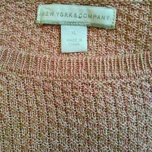 New York & Company pink sweater